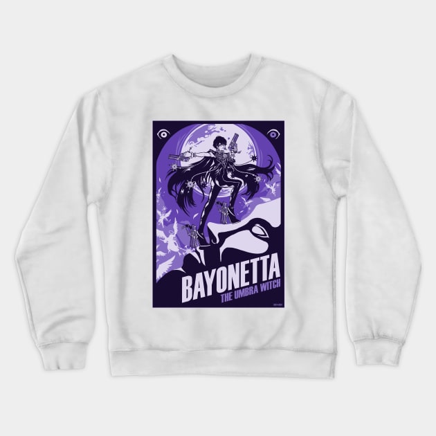 Bayonetta Crewneck Sweatshirt by SnipSnipArt